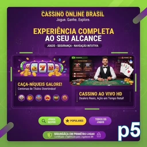 Entrada rápida no celular com login seguro na p5